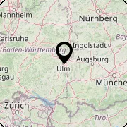 89 Neu-Ulm (± 200 km), Bayern, Deutschland