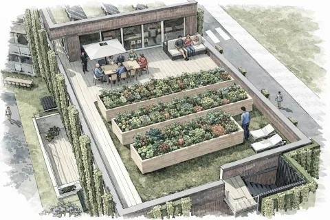 Elias_Skizze Dachterrasse