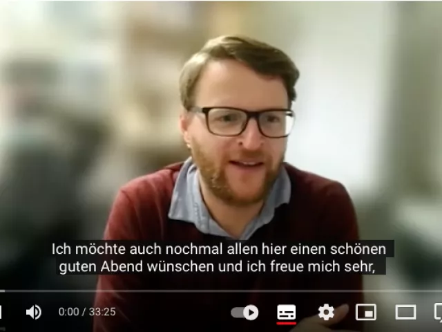 Aufzeichnung des Vortrags von Benjamin Winkler