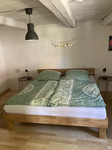 Schlafzimmer Wohnung Mondschaukel (Hochparterre)