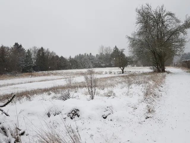 Blick über die dazugehörenden Ländereien Richtung Südwesten
