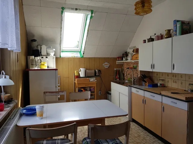 Die provisorische Küche
