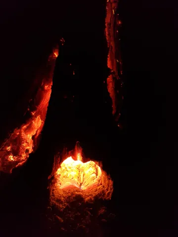 Der Winter ist vorbei - 1. Lagerfeuer ...