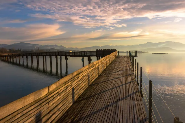 Seepromenade bei Rapperswil. Bild: Jan Huber