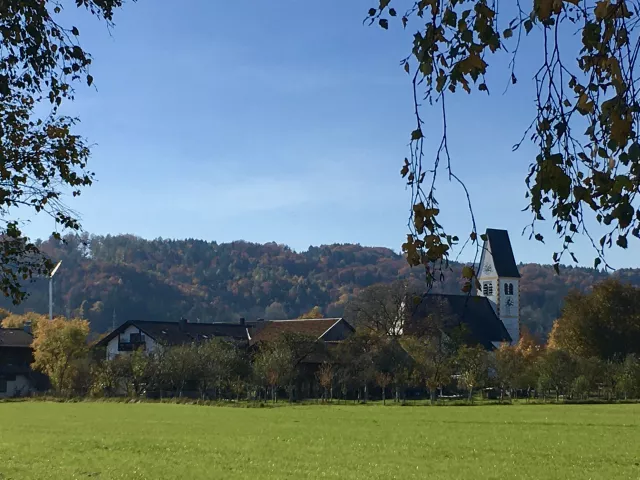Kirche von Vagen (3 km entfernt)