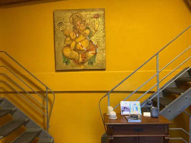 Eingangsbereich/Verbindung der zwei Hausteile