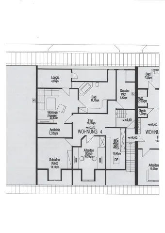 Wohnung 4 - Grundriss