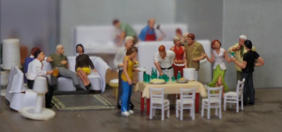 Gemeinschaftlich Leben - alle zusammen unter einem Dach